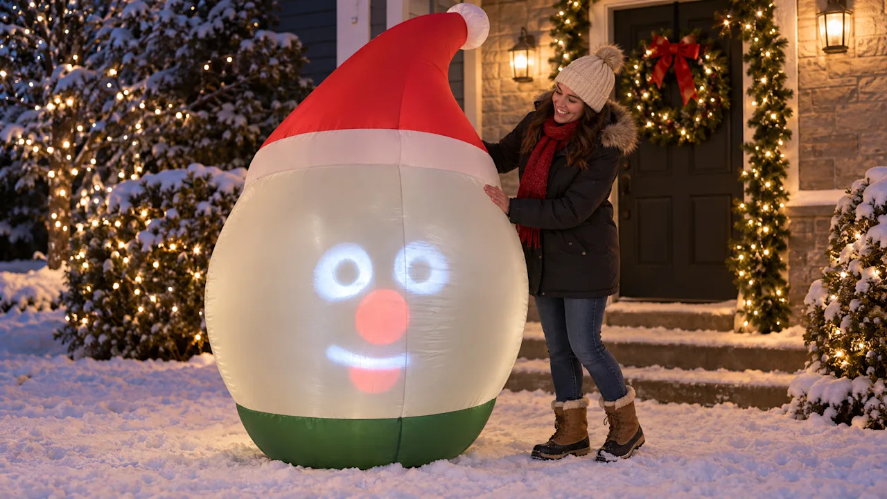 The 6' Inflatable Talking Snowman
