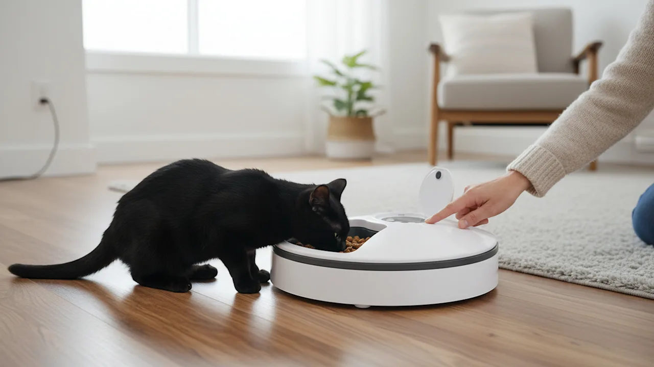 iHome Comedero Inteligente para Mascotas de 6 Comidas