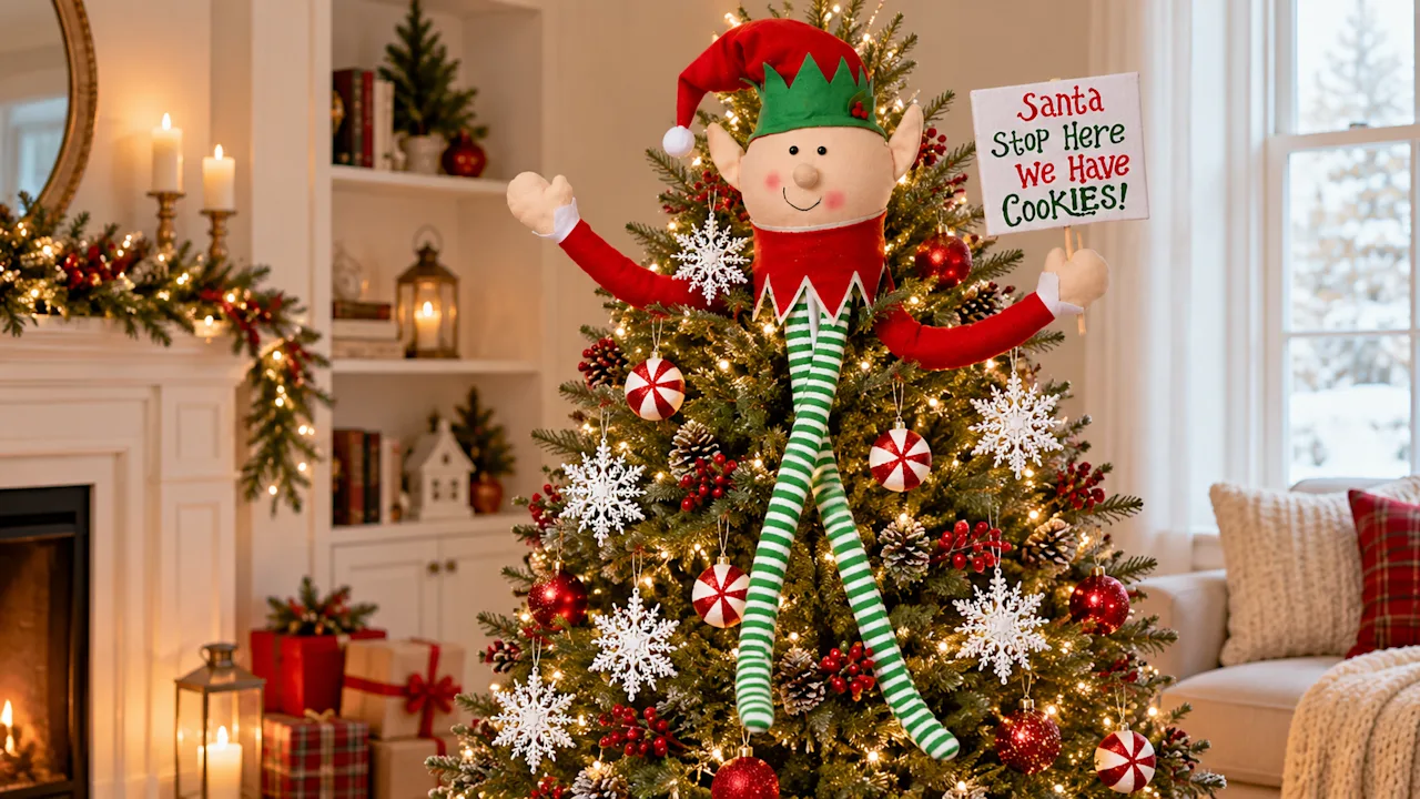 The Elf Who Moves Into Your Christmas Tree