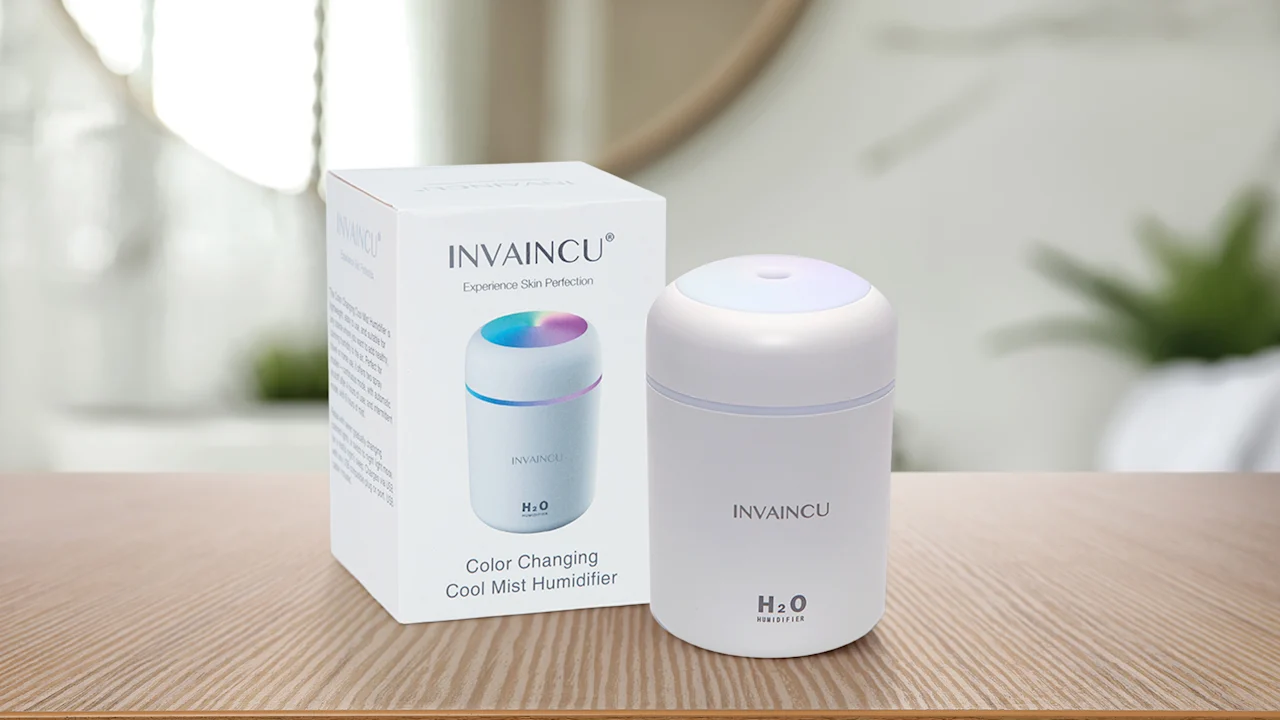 Humidificador de Niebla Fría Invaincu Health con Cambio de Color