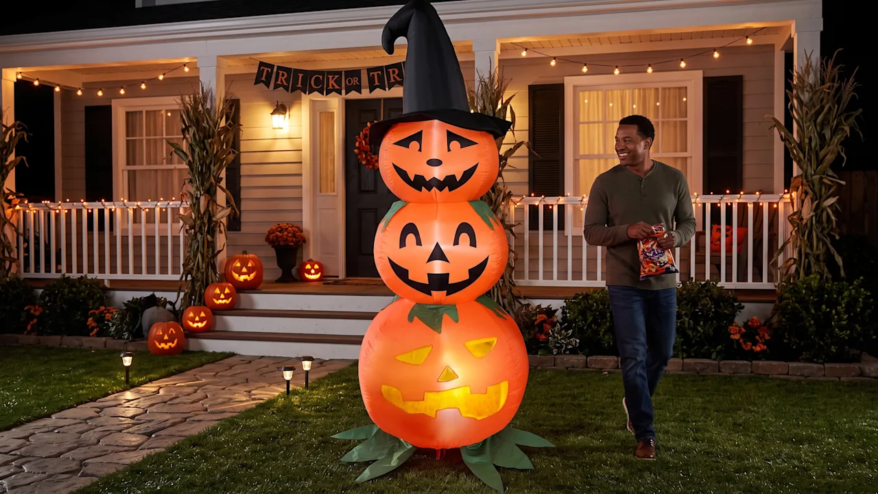 The 6' Animated Pumpkin Stack