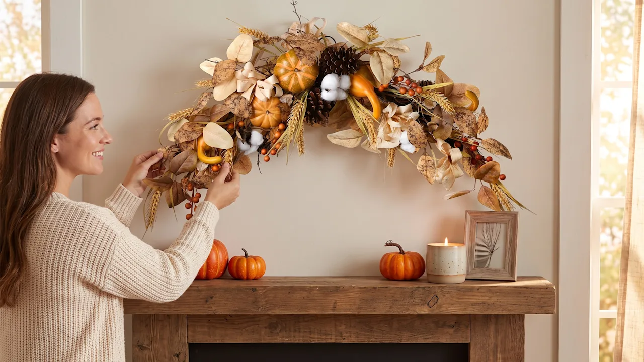 2-Pack: National Tree Company 28" Autumn Pinenut Spray