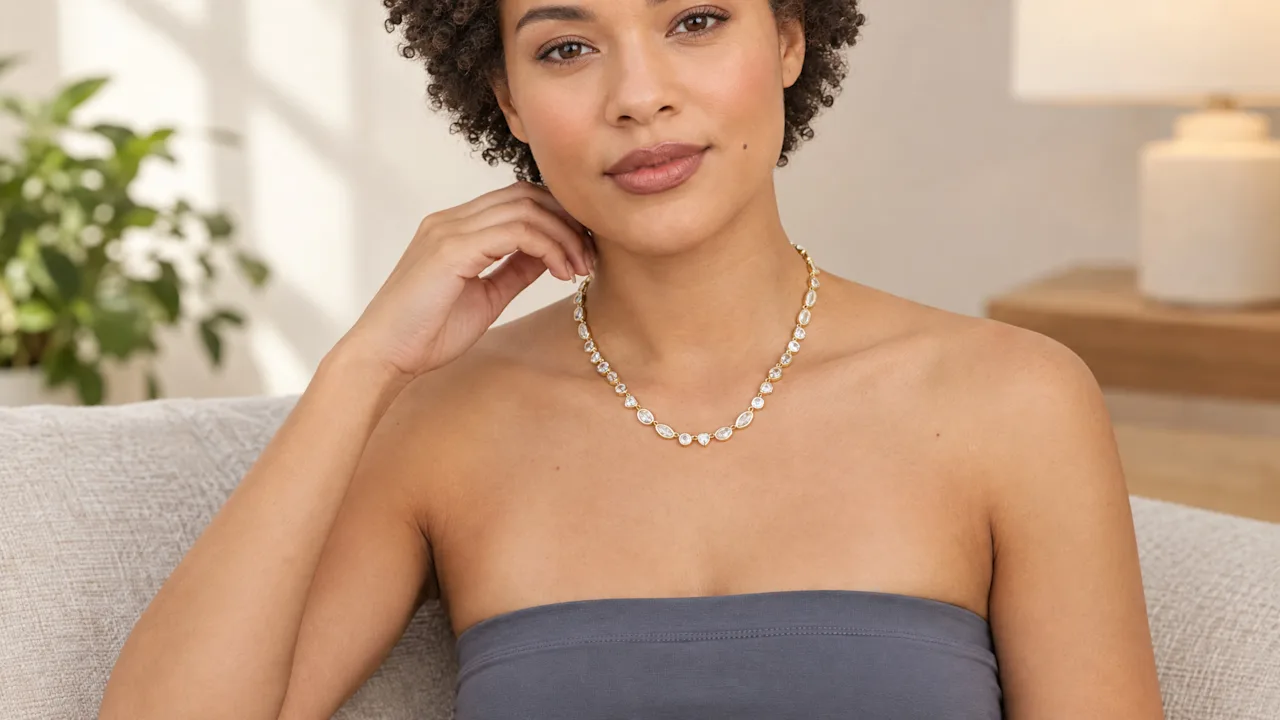 Savvy Cie Bezel Set Mixed Shape Cubic Zirconia Jewelry
