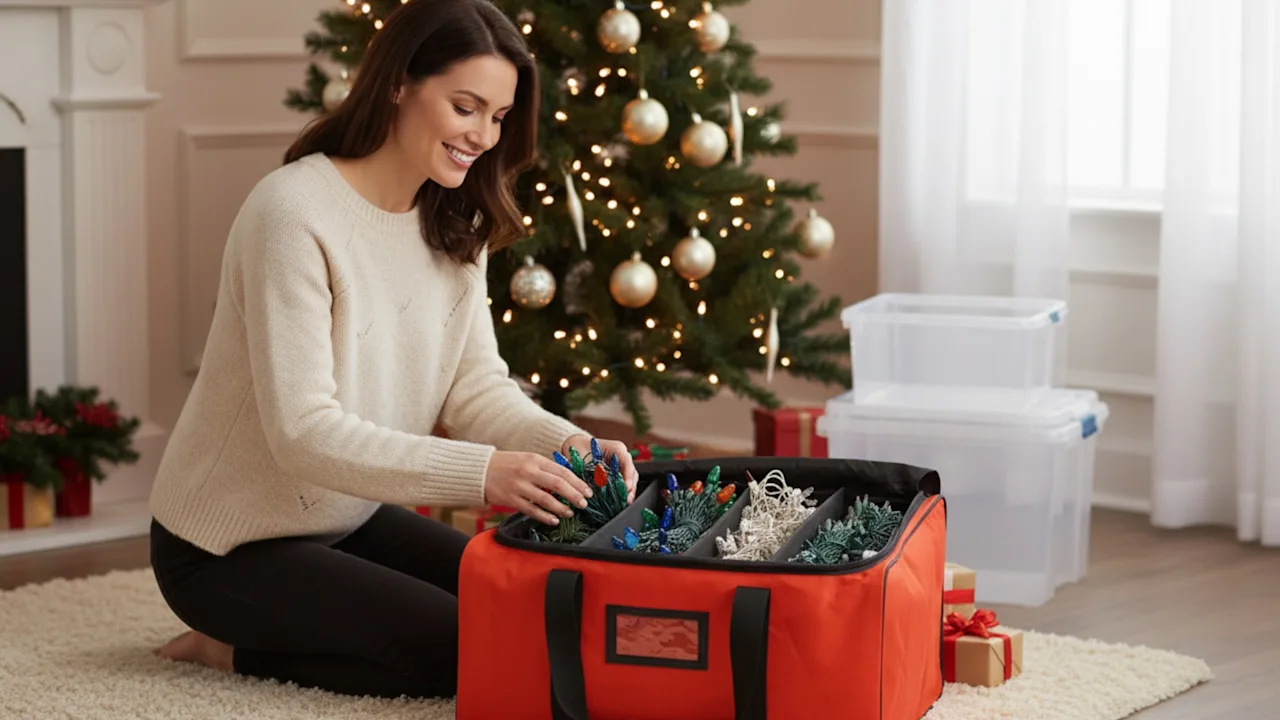 2-Pack: National Tree Company Light String Storage Organizer