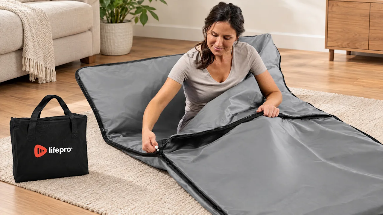 The Zip-In Infrared Sauna Blanket