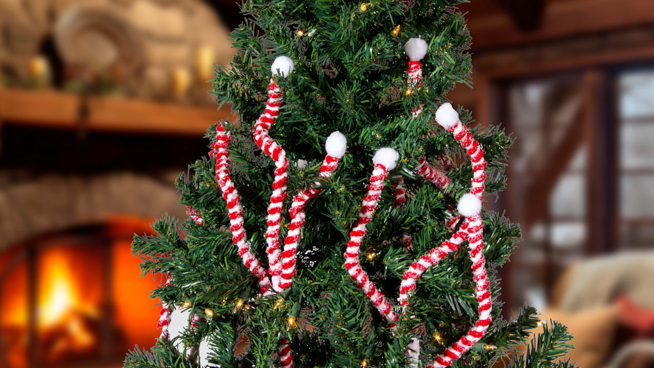 12-Pack: Valerie Parr Hill Candy Cane Striped Picks