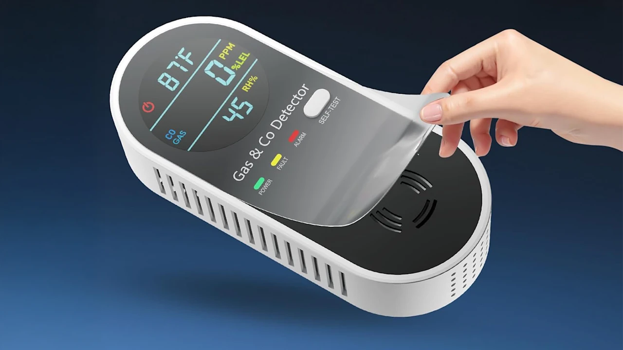 Hakol 4-In-1 Upgraded Natural Gas Leak & Carbon Monoxide Detector