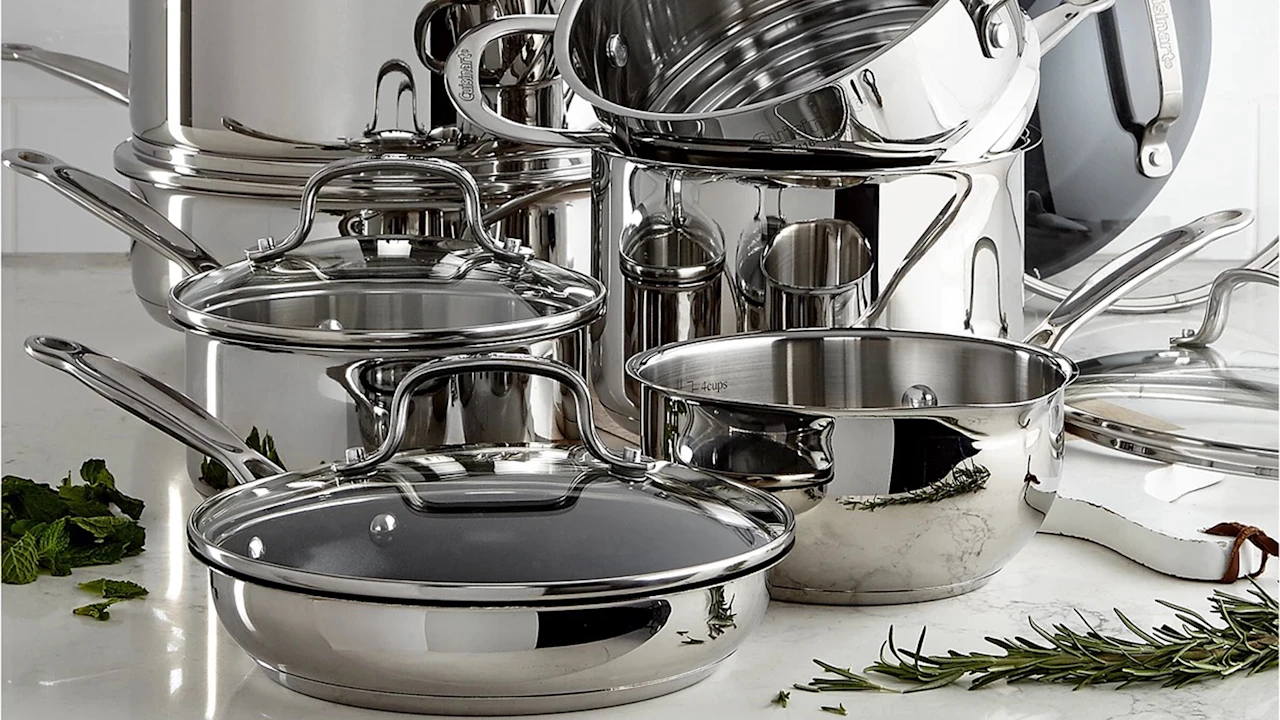 Cuisinart Chef's Classic 14-Piece Stainless Steel Cookware Set