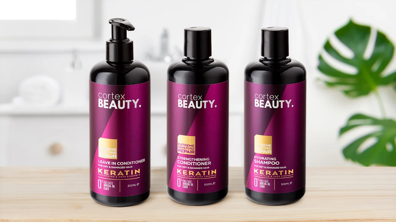 Cortex Beauty 3-Piece Keratin Leave In Conditioner Set