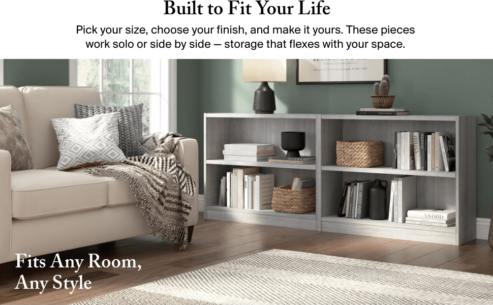 Universal 15W Tall Corner Bookshelf — panel 7