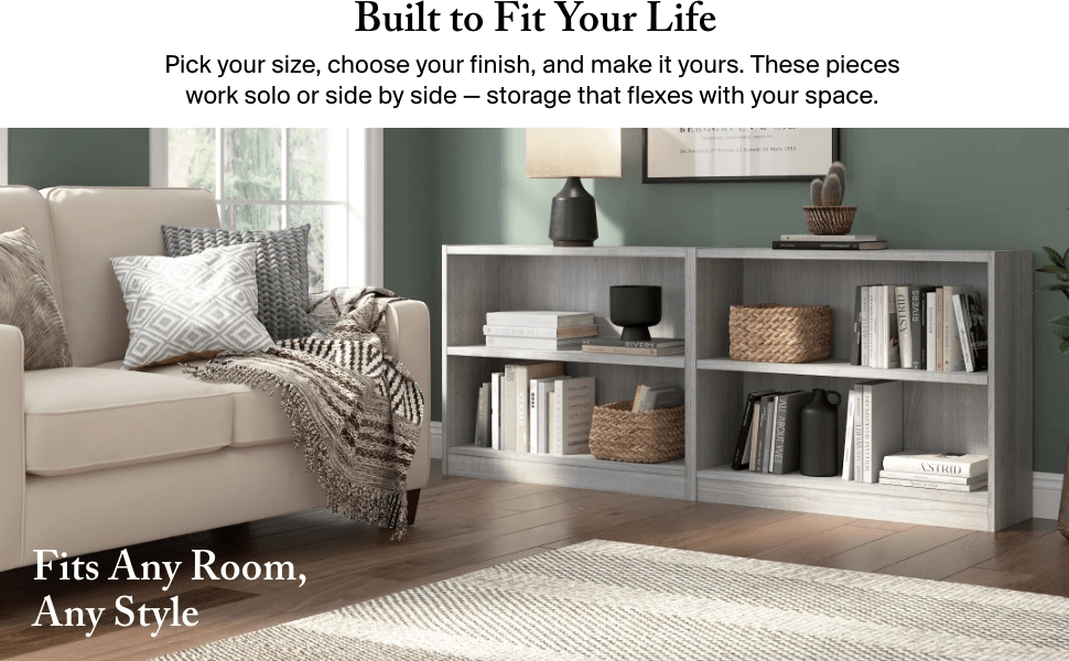Universal 15W Tall Corner Bookshelf — panel 8