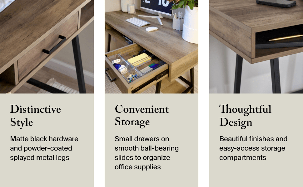 Steele 40W Writing Desk — panel 2