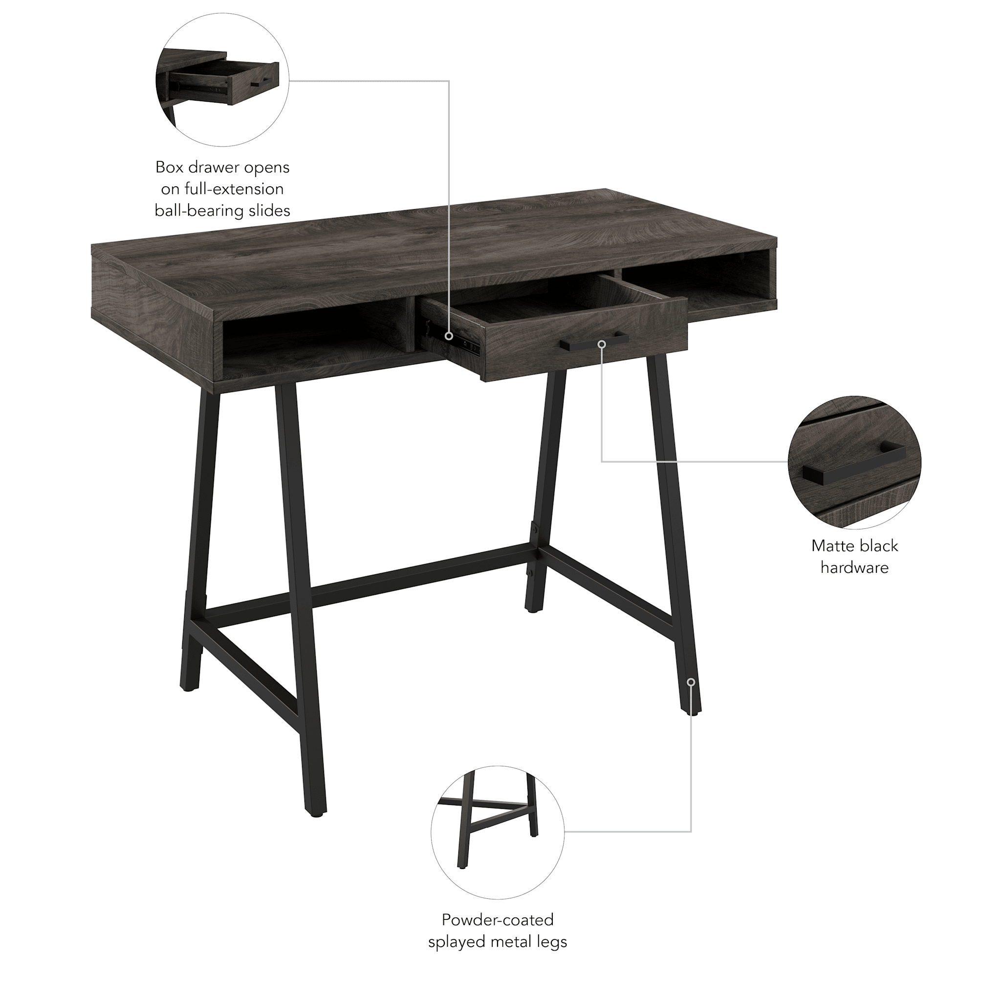 Steele 40W Writing Desk — panel 6