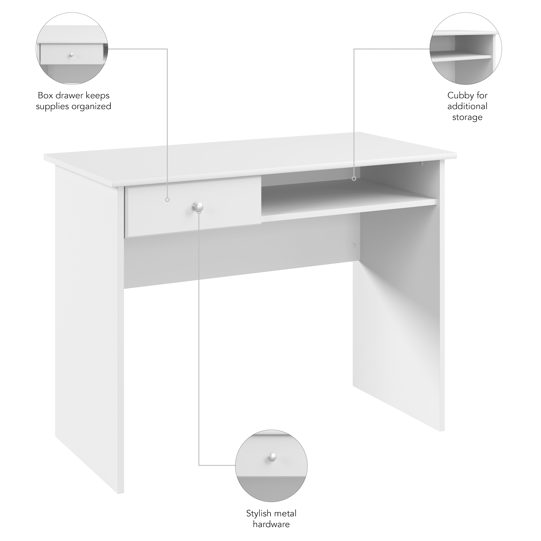Cabot 40W Writing Desk — panel 1