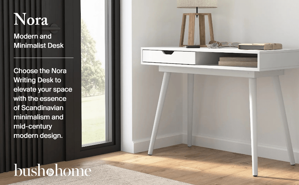 Nora 40W Small Writing Desk and Chair Set for Home Office — panel 1
