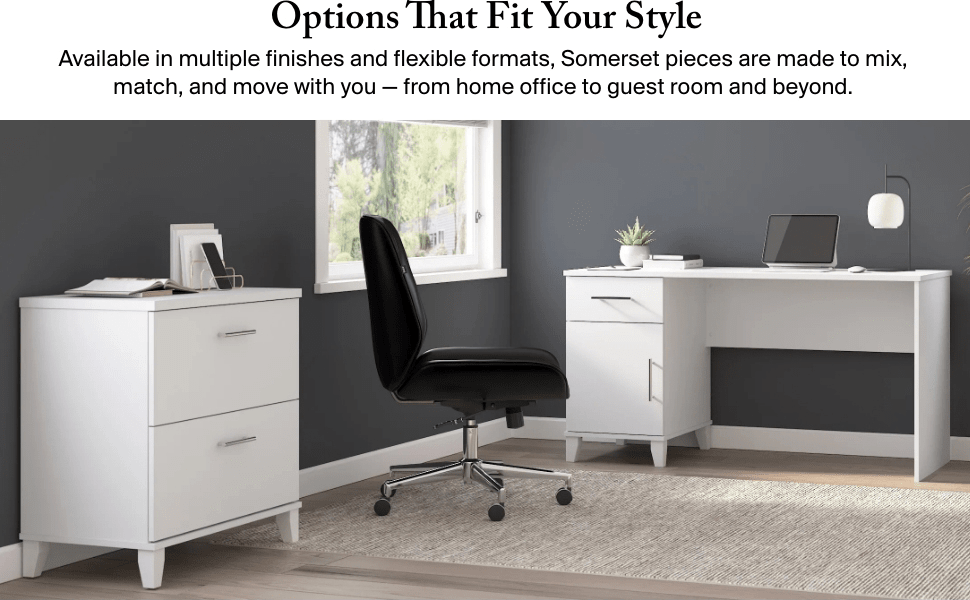 Somerset Tall 5 Shelf Bookcase — panel 7