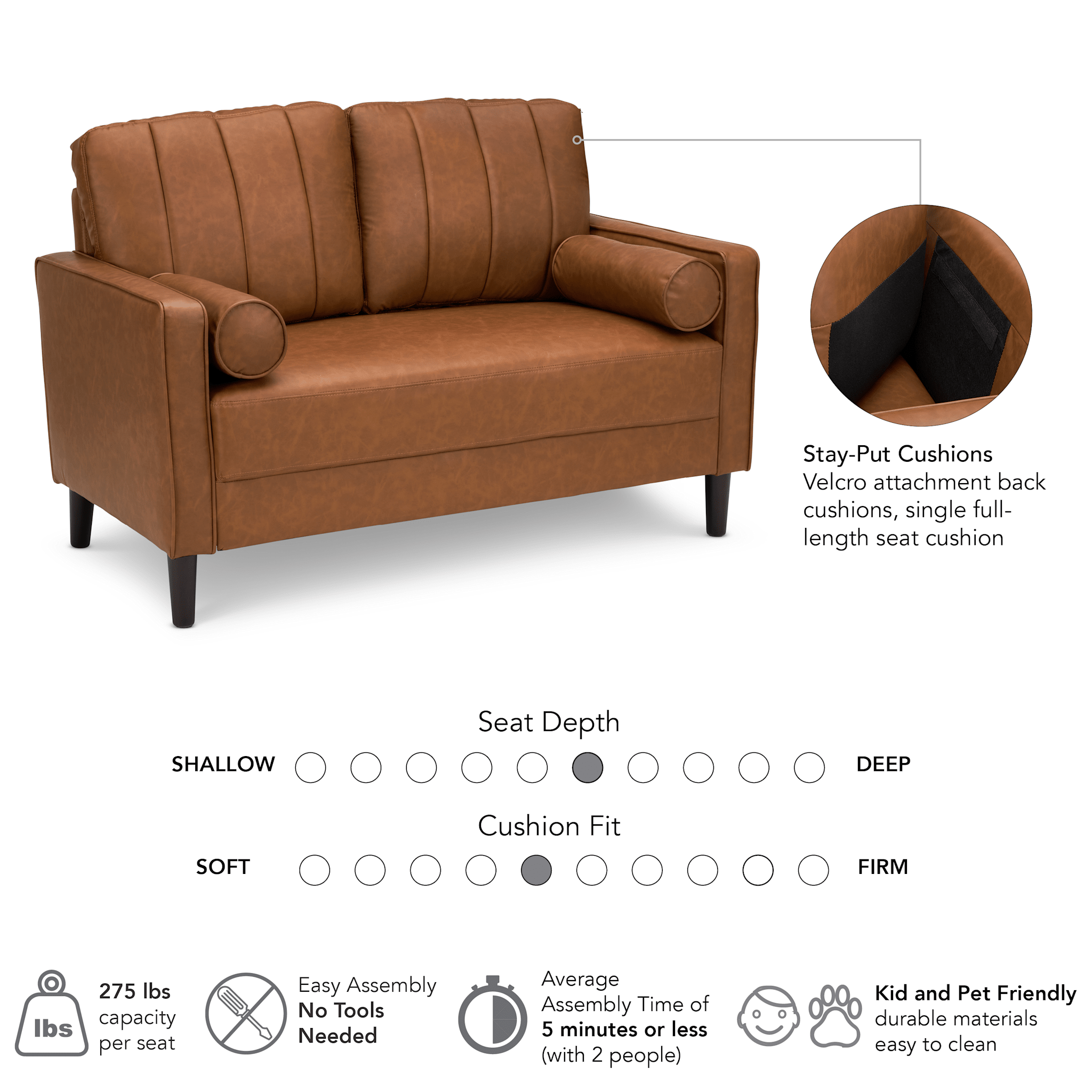Bush Home Max 54W Loveseat — panel 11