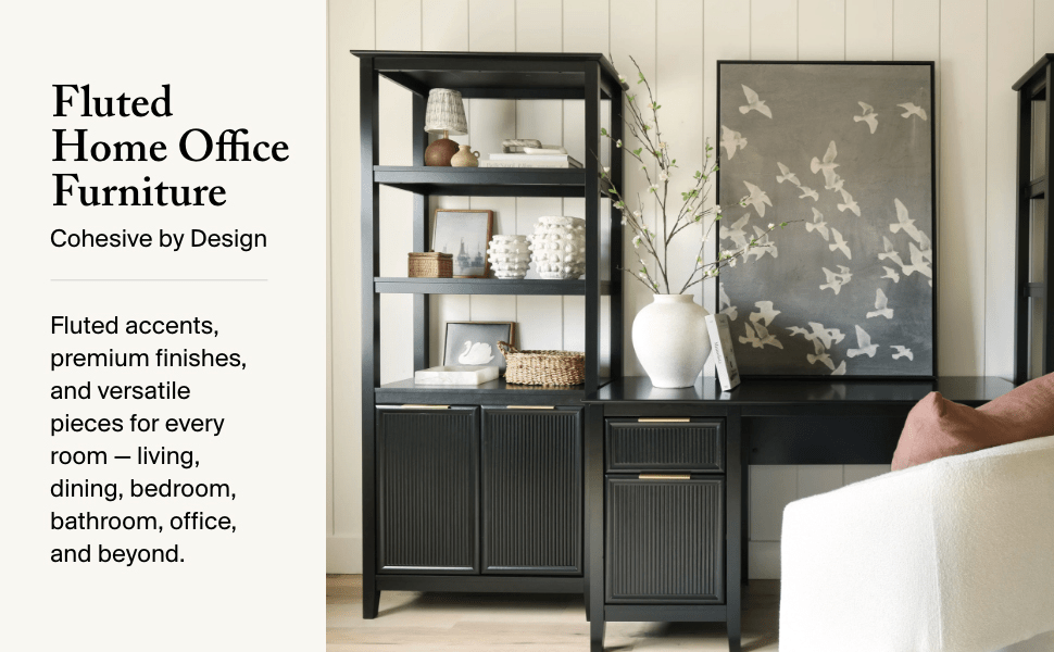 Bush Home Camille 54W Fluted Office Desk with Storage — panel 2