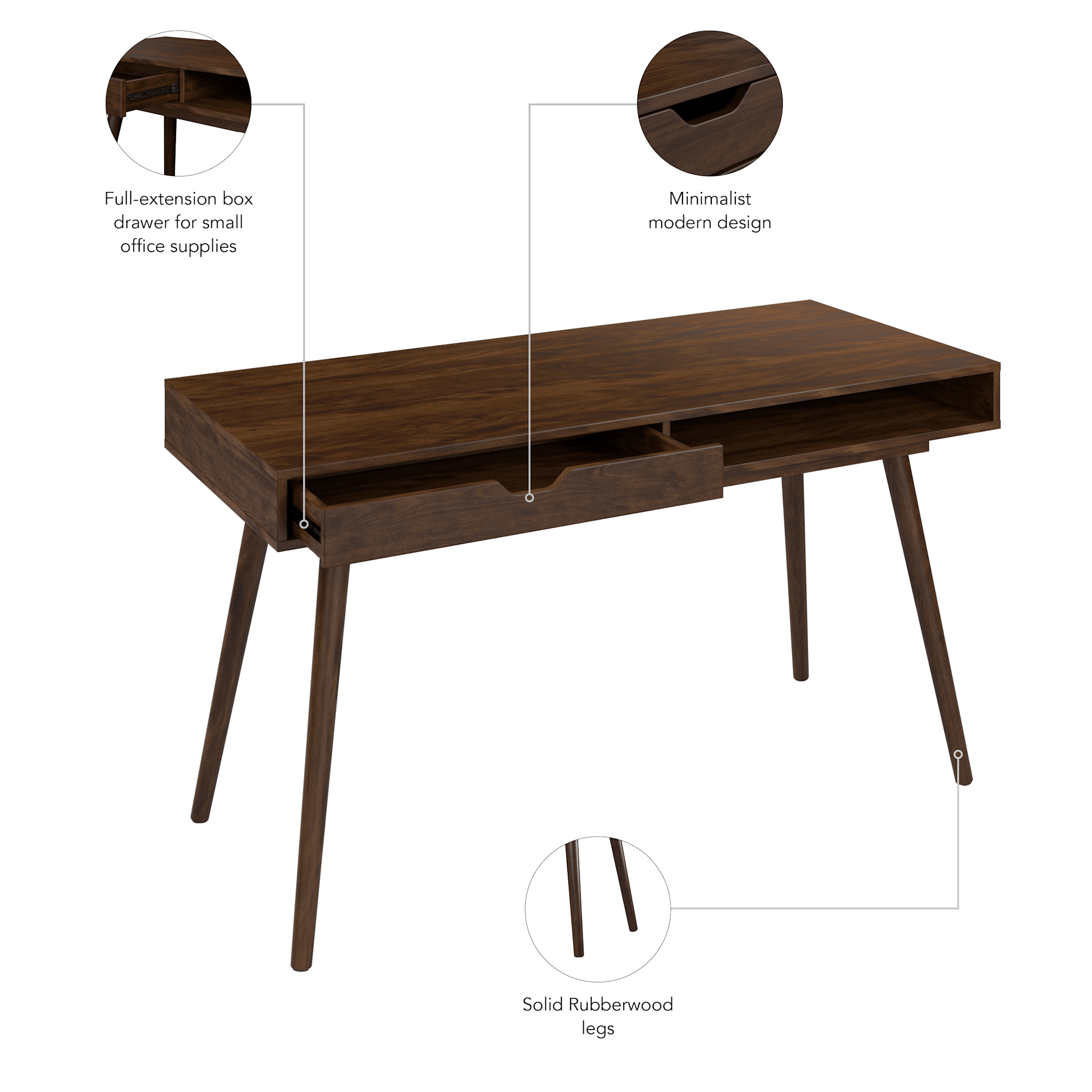 Nora 54W Writing Desk — panel 6