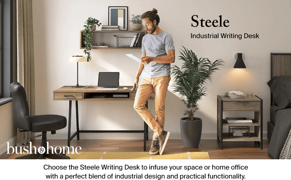 Steele 54W Writing Desk — panel 1