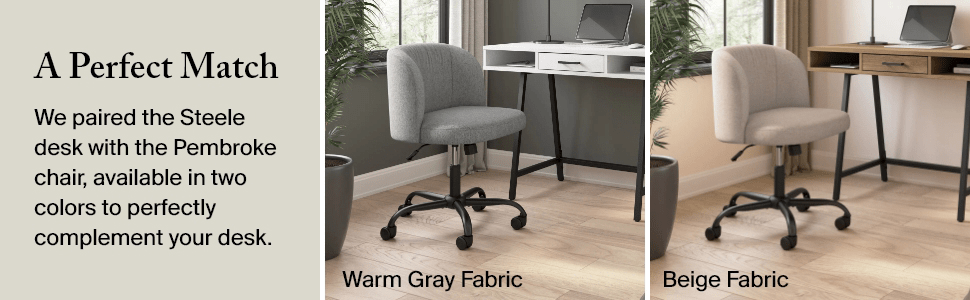 Steele 54W Writing Desk — panel 5