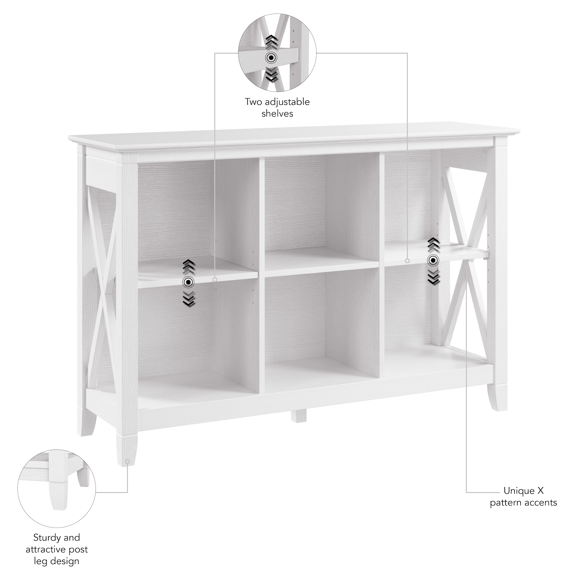 Key West 6 Cube Bookcase — panel 1