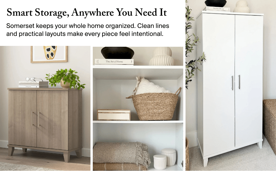 Bush Home Somerset 60W Desk Hutch — panel 5
