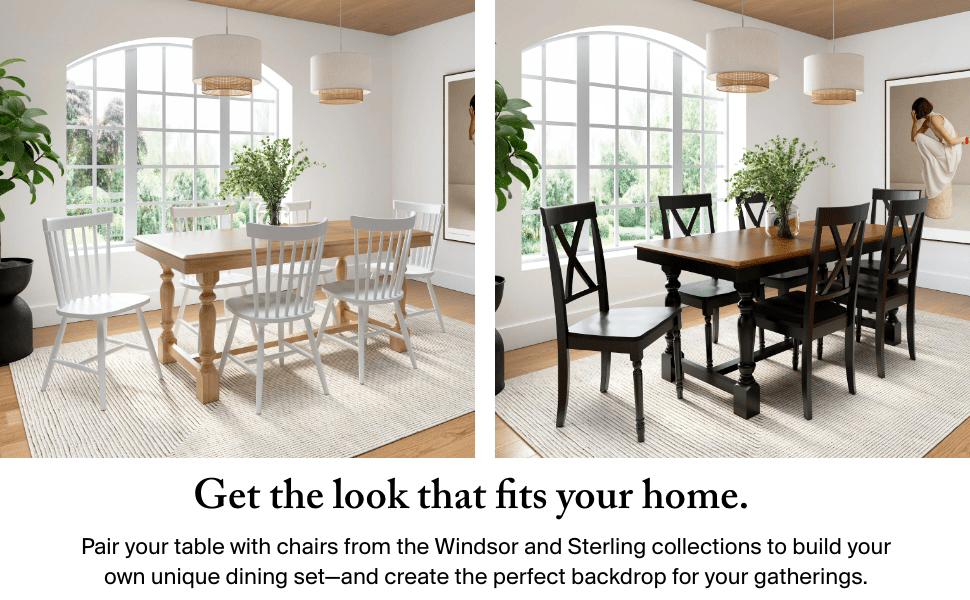 Sterling 67W Squire Trestle Dining Table — panel 5