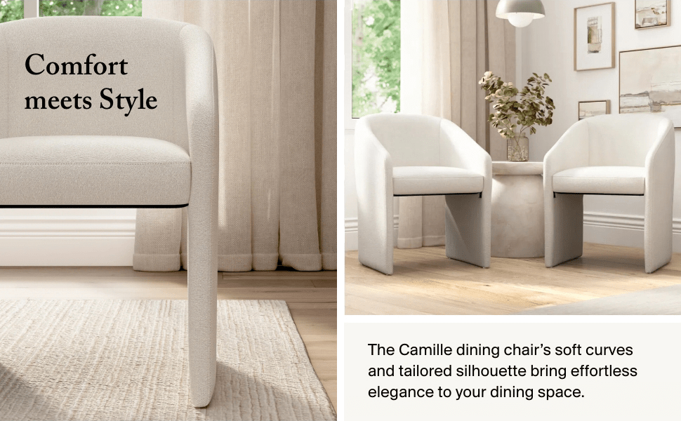 Bush Home Camille 71W Fluted Base Dining Table — panel 5