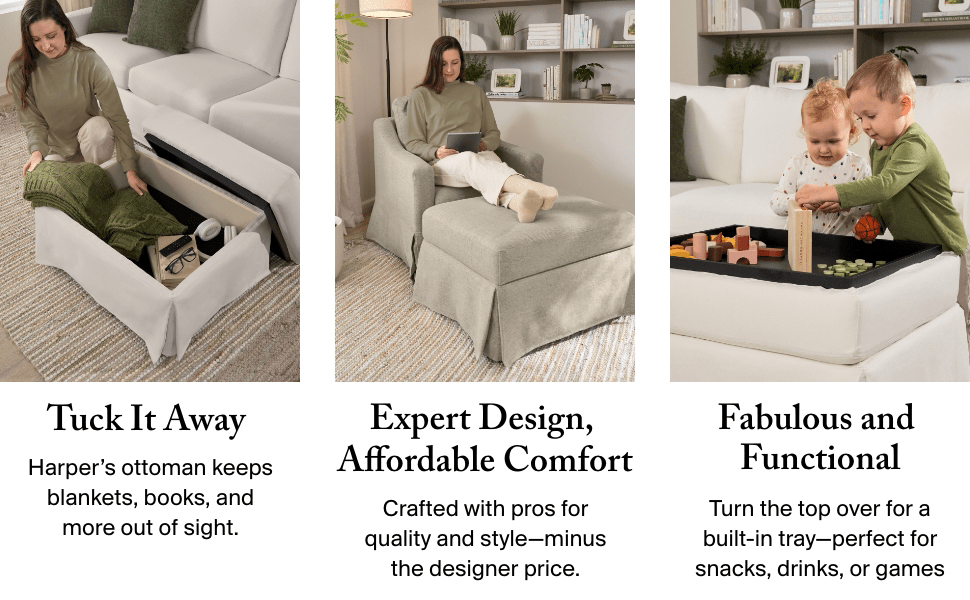 Bush Home Harper 80W Sofa with Slipcover — panel 7
