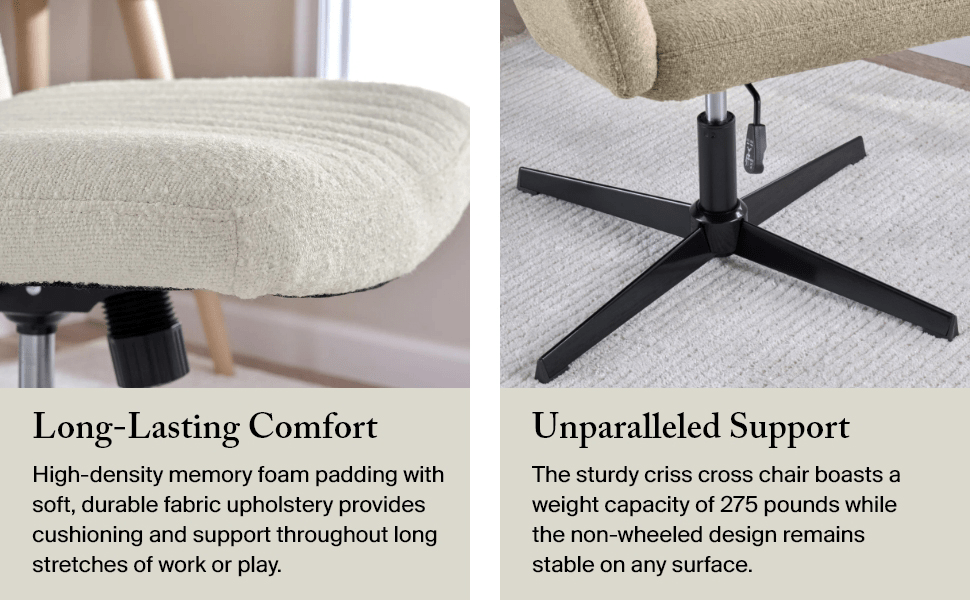 Sutton Armless Computer Chair Without Wheels — panel 3