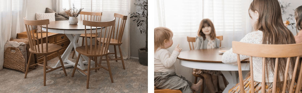 Windsor High Back Spindle Dining Chairs - Set of 2 — panel 10