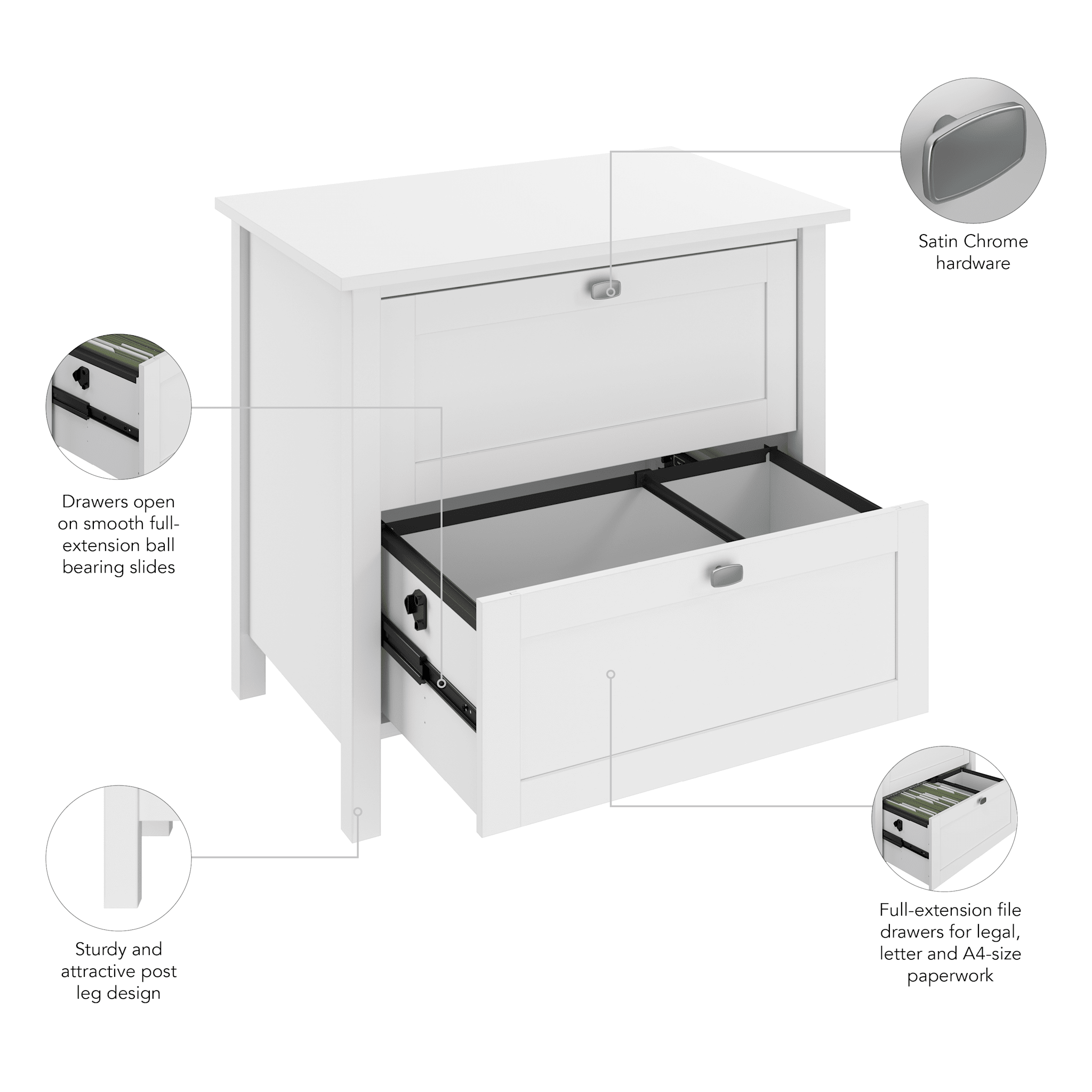 Broadview 2 Drawer Lateral File Cabinet — panel 1