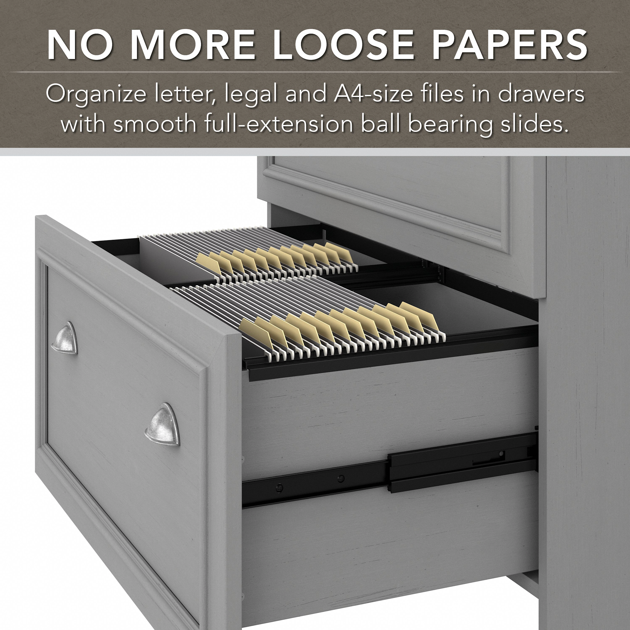 Fairview 2 Drawer Lateral File Cabinet — panel 1