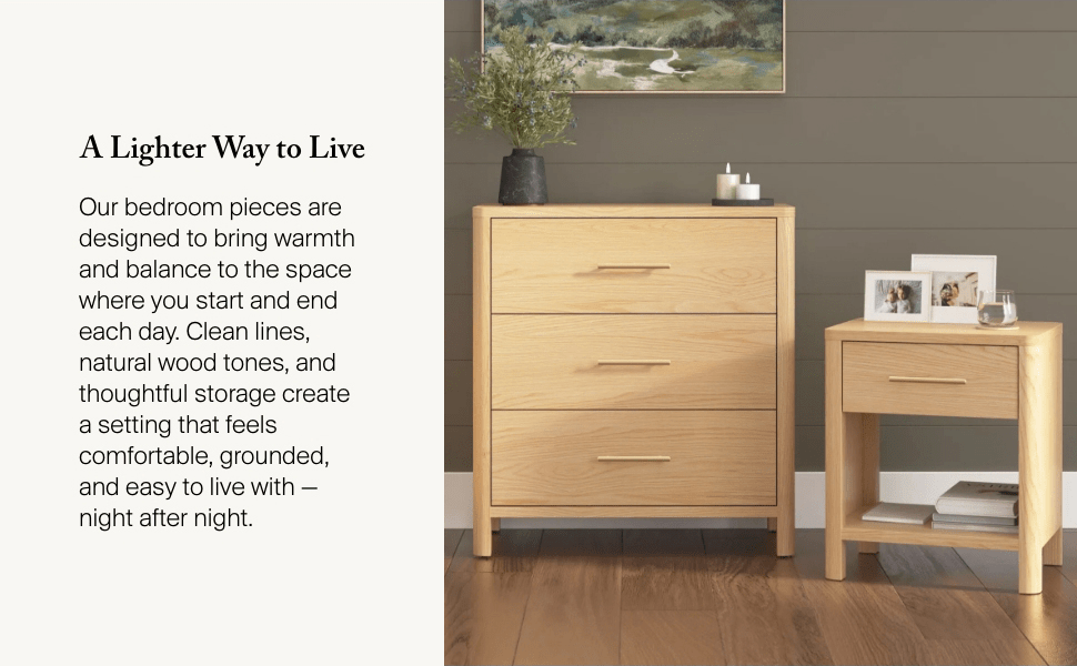 Bush Home Vera Nightstand with Drawer - Set of 2 — panel 2