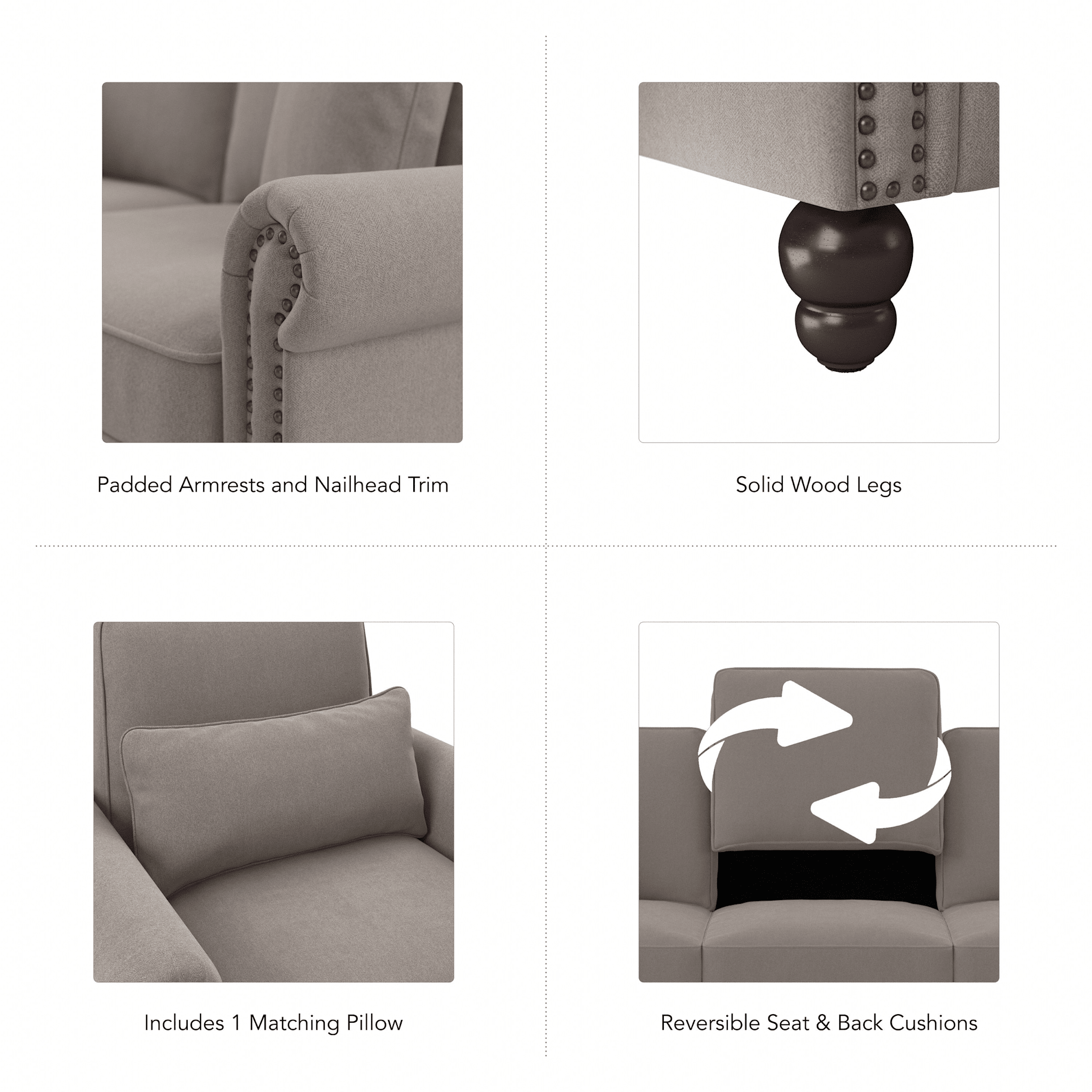 Coventry Accent Chair with Arms — panel 1