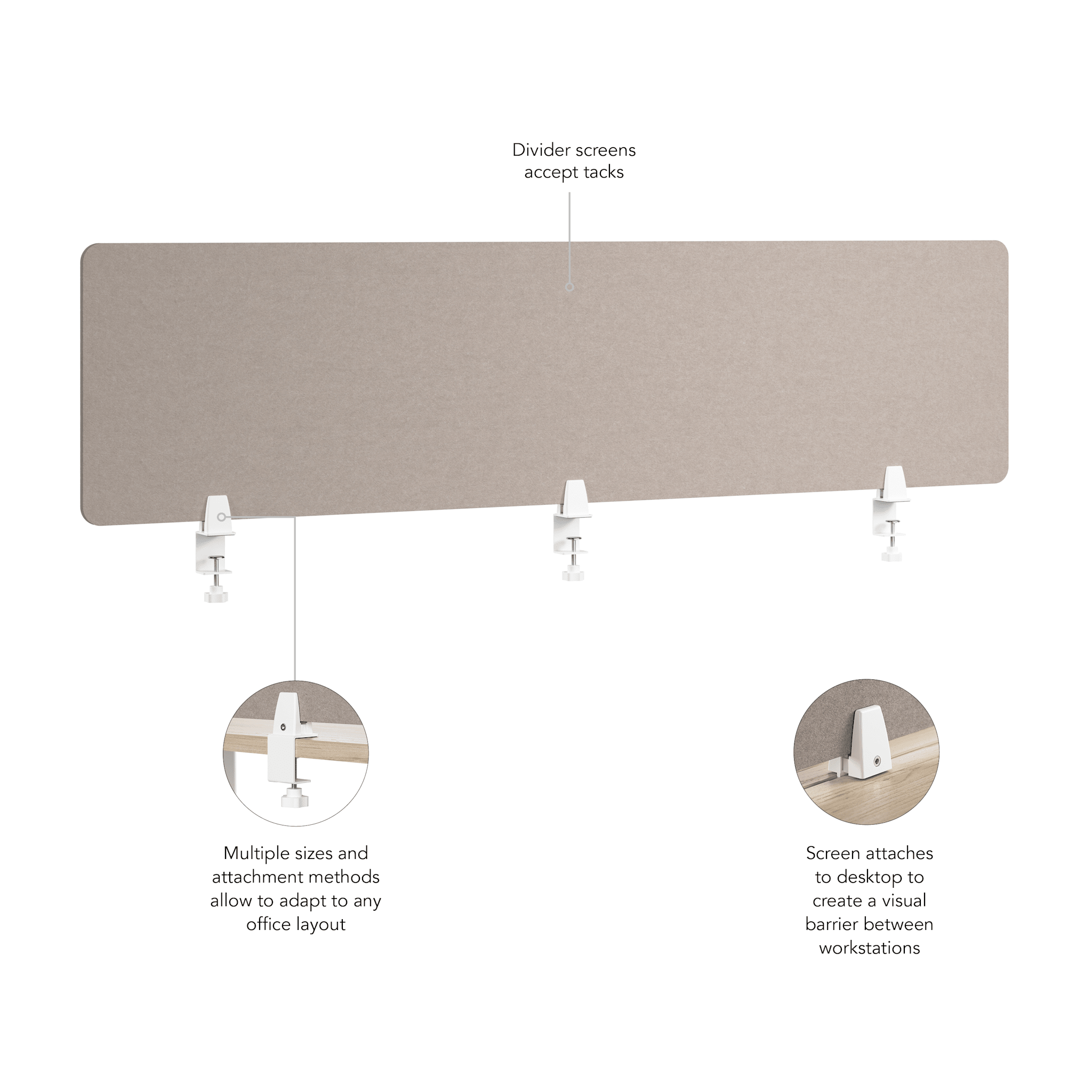 70W Desktop Privacy Screen — panel 1