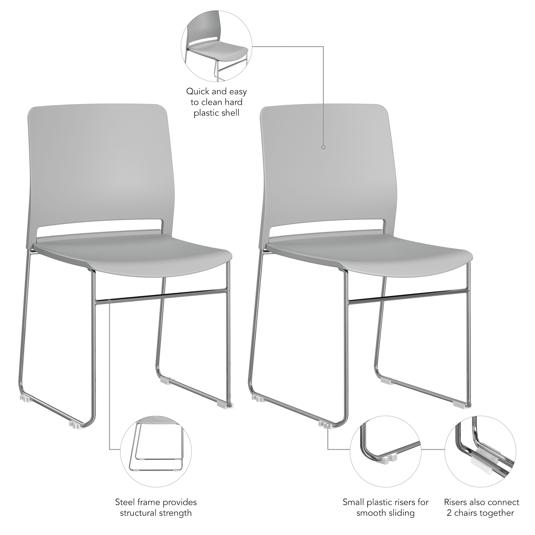 Envision Stackable Chairs - Set of 2 — panel 6