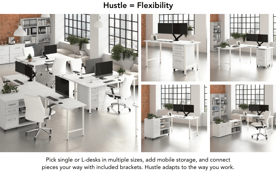 Hustle 3 Drawer Mobile File Cabinet — panel 3