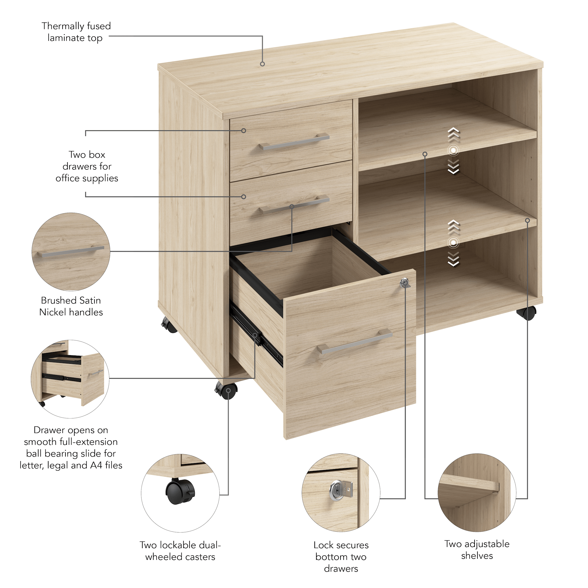40W Mobile Storage Cabinet — panel 6
