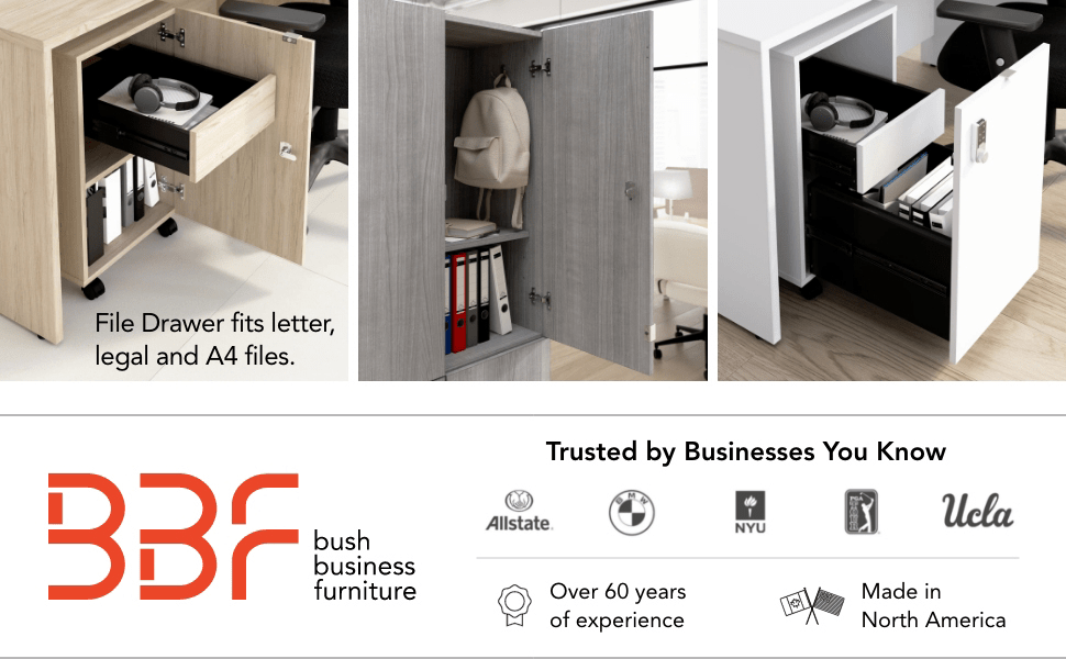 Assure Mobile File Cabinet with Drawer, Door, and Keypad Lock — panel 5