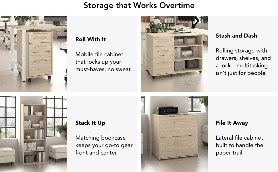 16W 3 Drawer Mobile Pedestal — panel 2