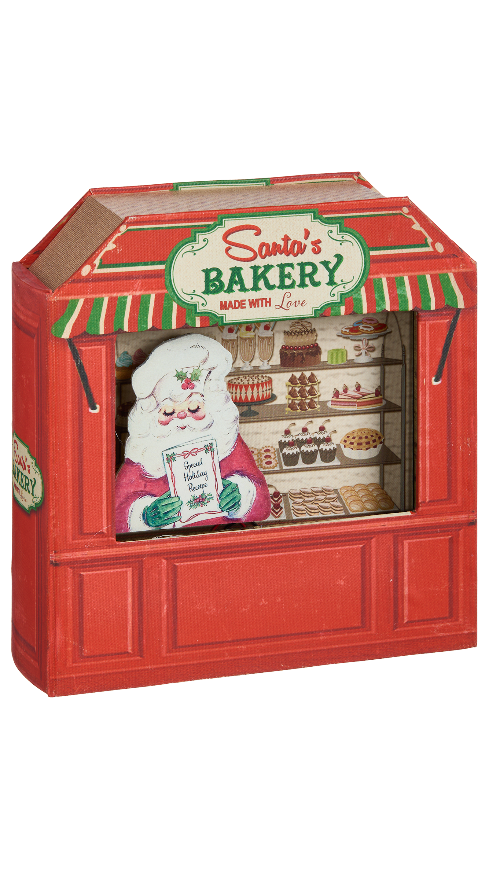 The Illuminated Wooden Main Street Storefront Display