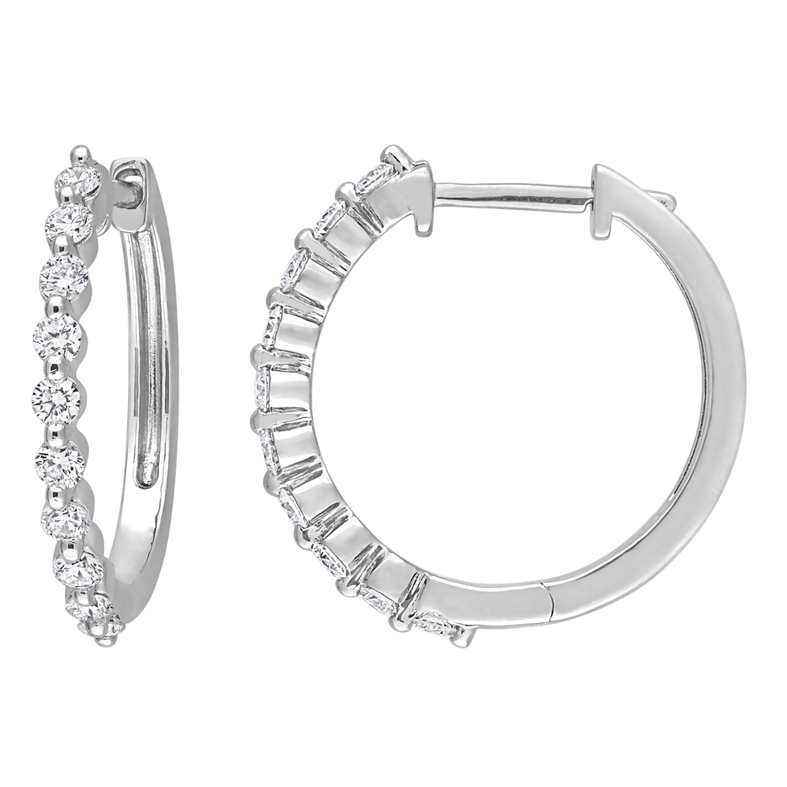The Lab-Grown Diamond Hoop Earrings