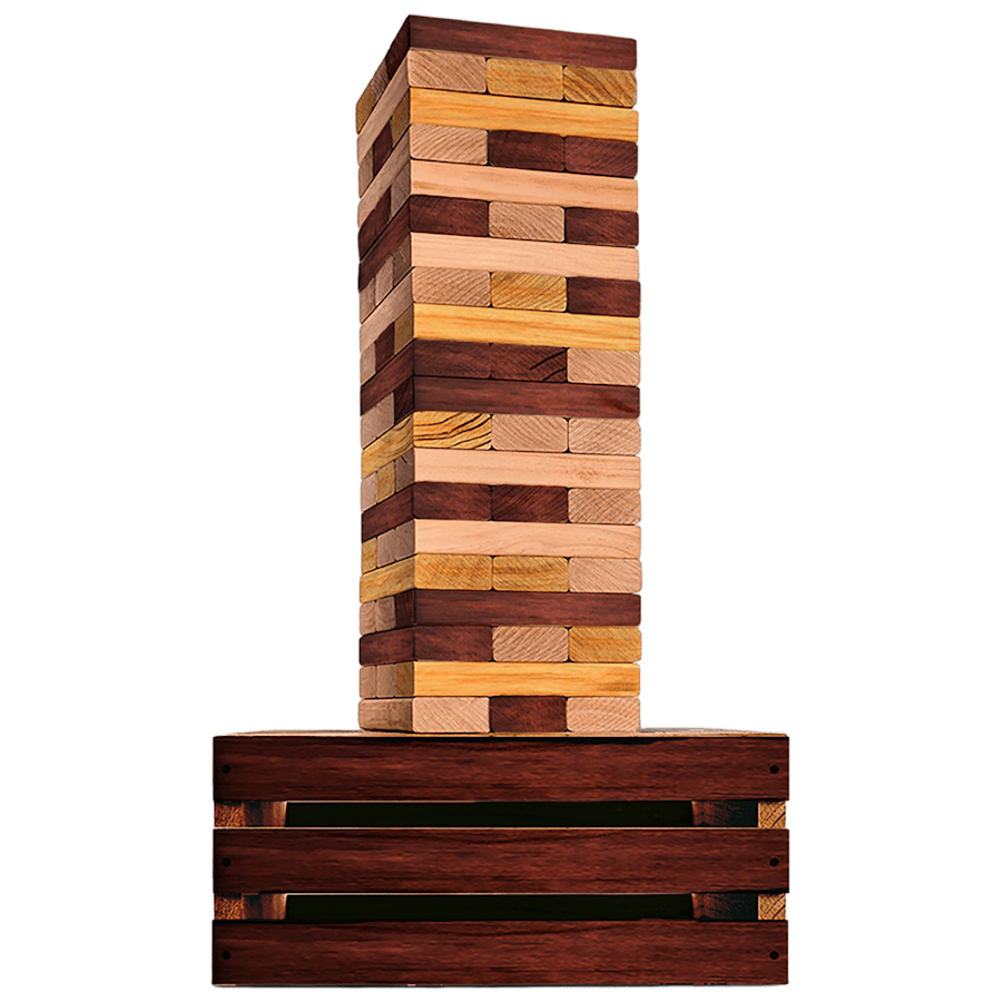 The Giant Wooden Stacking Tower Game