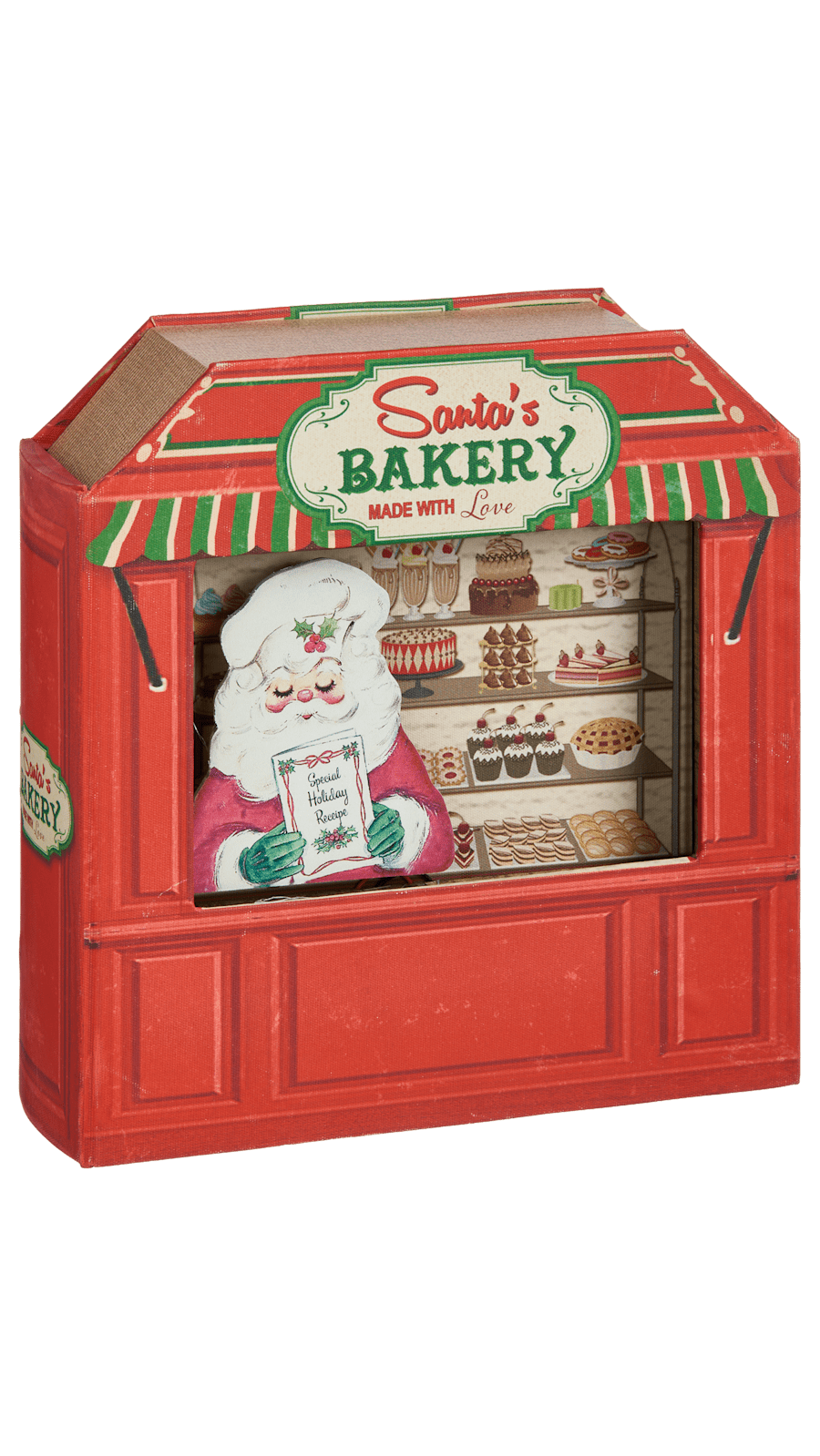 The Illuminated Wooden Main Street Storefront Display