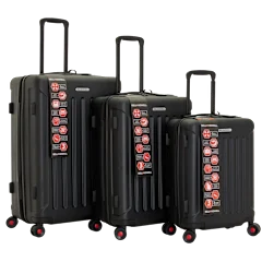 Bell + Howell 3-Piece Luggage Set with Built in Luggage Scale