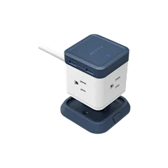 Bestek Cube 3-Outlet Travel Power Strip