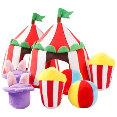 Paquete de 2: Juguetes de Peluche 3 en 1 HugSmart con Sonido y Escondite para...