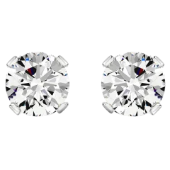 Jaclyn Smith 2 Carat TW Moissanite Stud Earrings